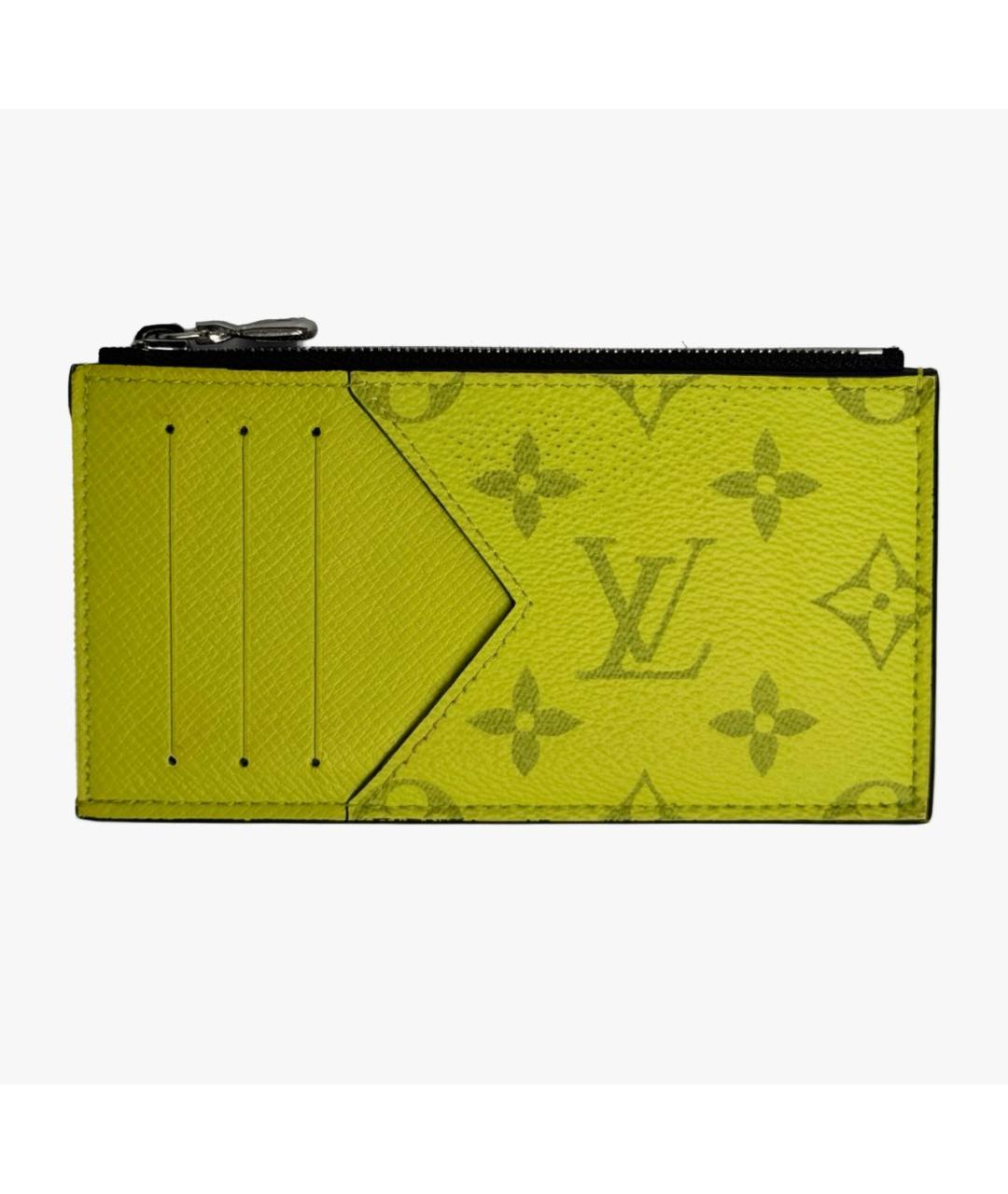 LOUIS VUITTON PRE-OWNED Желтый кардхолдер, фото 1
