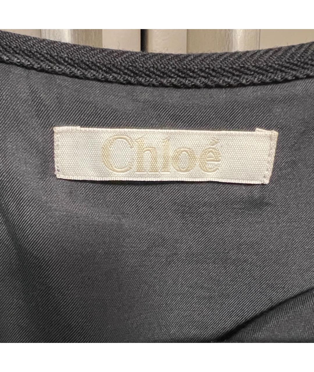 CHLOE Мульти шерстяная юбка мини, фото 4