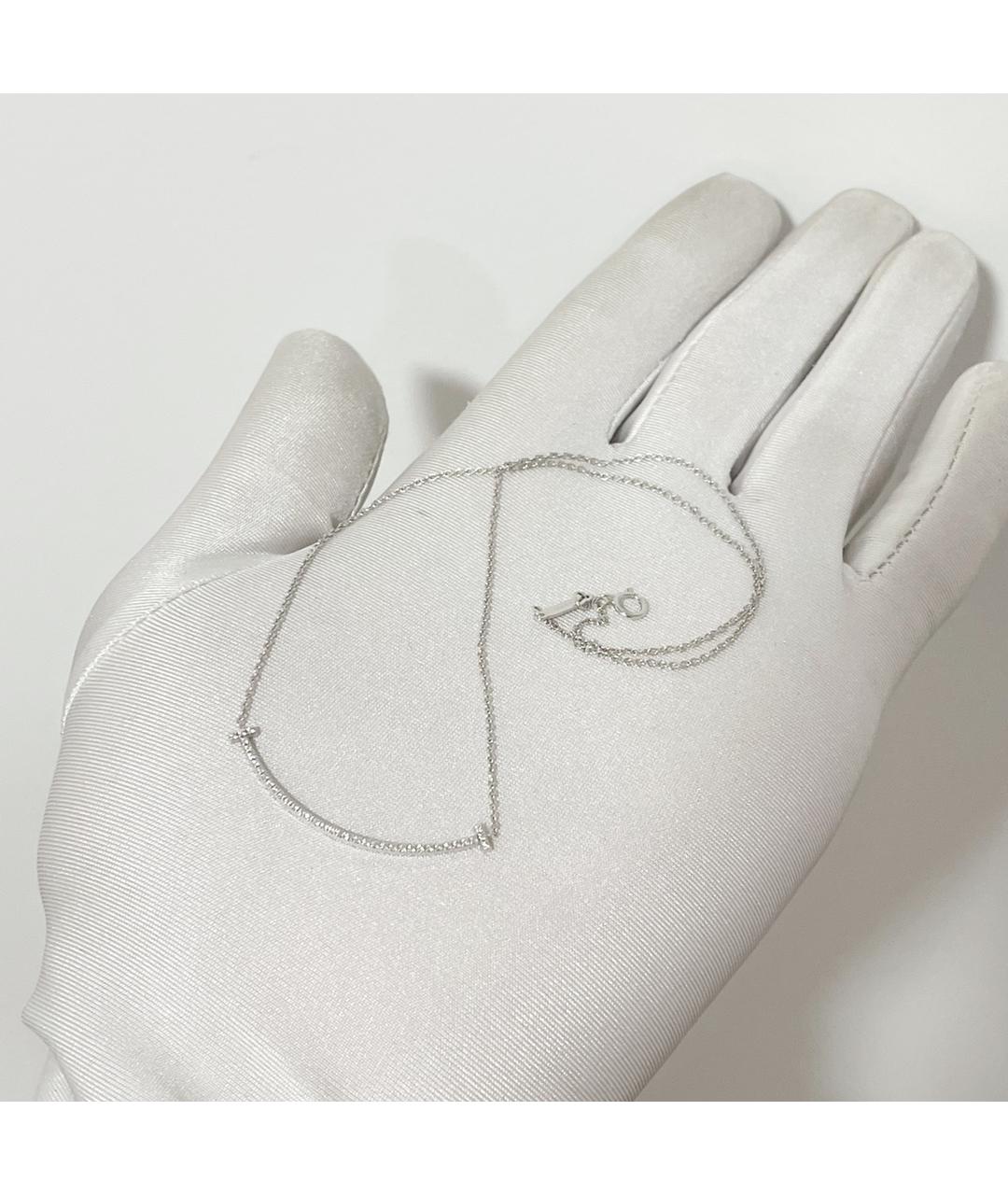 TIFFANY&CO Серебряное колье из белого золота, фото 3