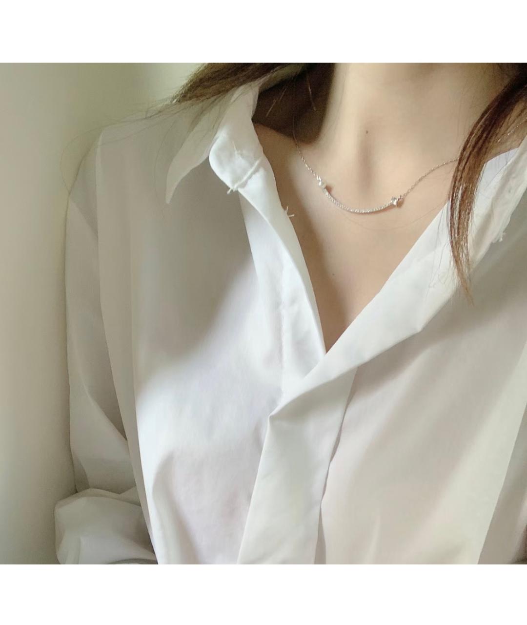 TIFFANY&CO Серебряное колье из белого золота, фото 5