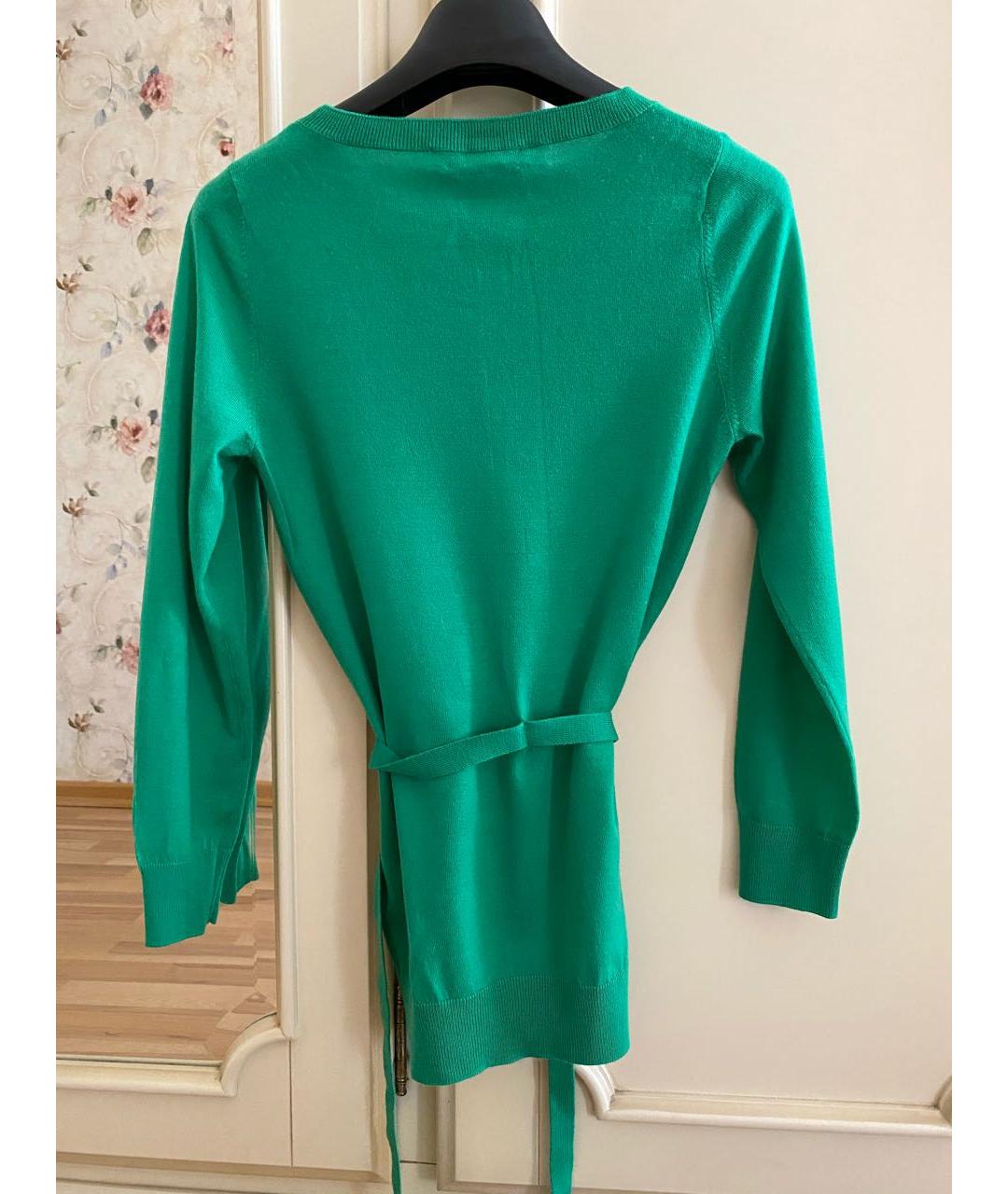 DSQUARED2 Зеленый шерстяной джемпер / свитер, фото 3