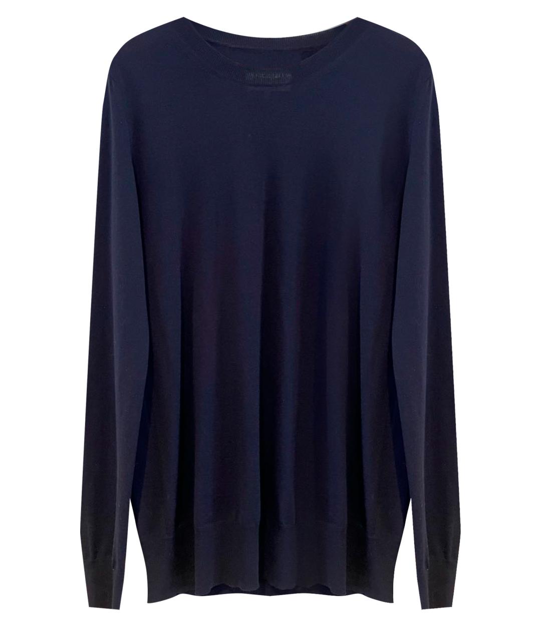 MAISON MARGIELA Темно-синий шерстяной джемпер / свитер, фото 1