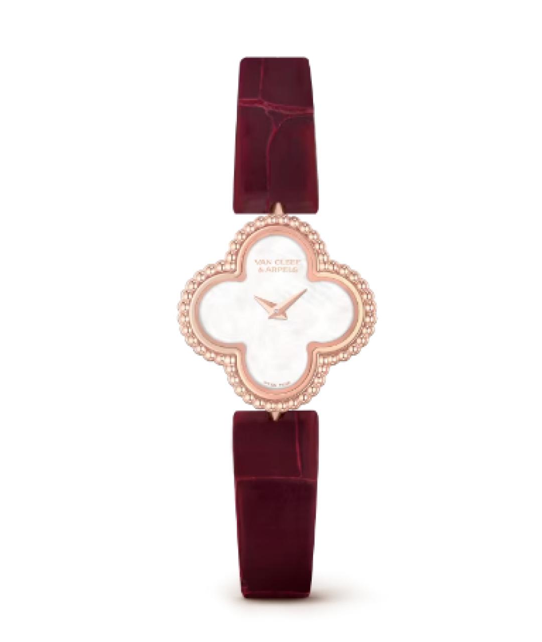 VAN CLEEF & ARPELS Красные часы из розового золота, фото 1