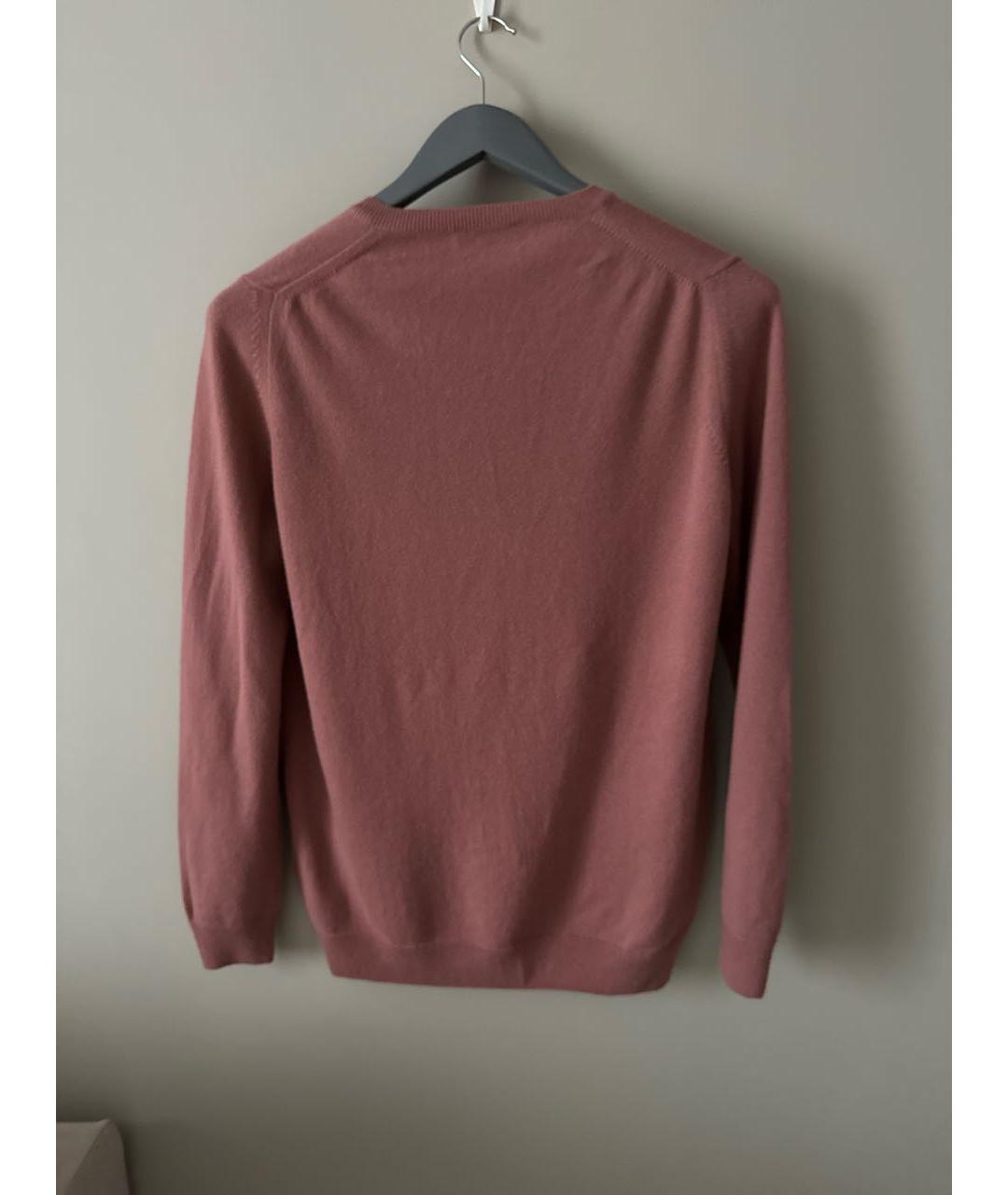 BOTTEGA VENETA Розовый кашемировый джемпер / свитер, фото 2