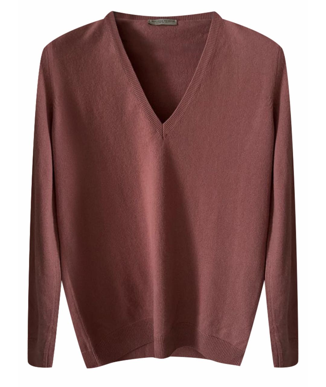 BOTTEGA VENETA Розовый кашемировый джемпер / свитер, фото 1
