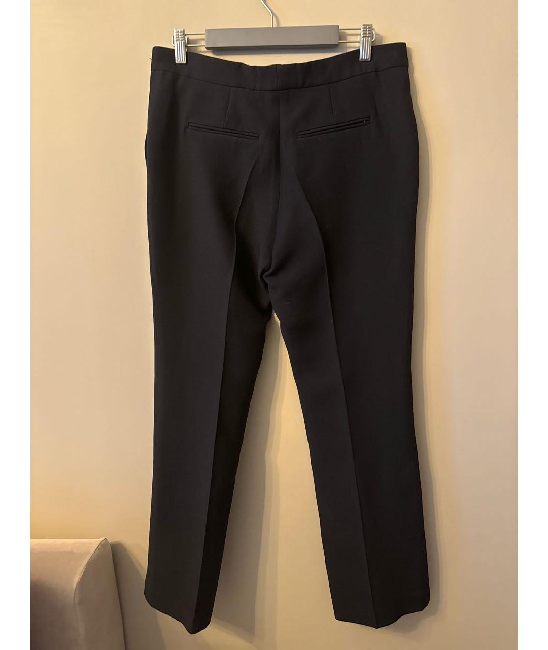CHRISTIAN DIOR PRE-OWNED Черные шелковые брюки узкие, фото 2