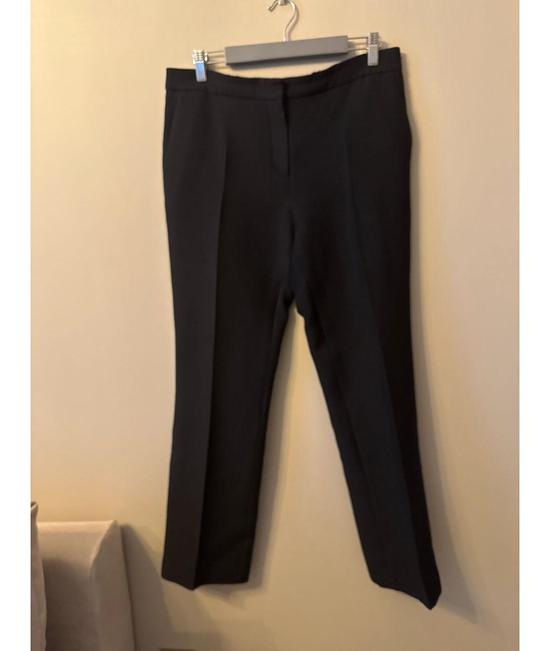 CHRISTIAN DIOR PRE-OWNED Черные шелковые брюки узкие, фото 5