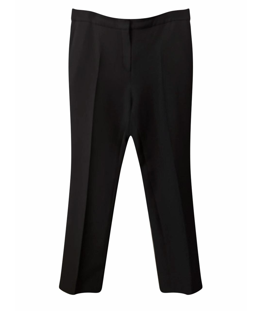 CHRISTIAN DIOR PRE-OWNED Черные шелковые брюки узкие, фото 1