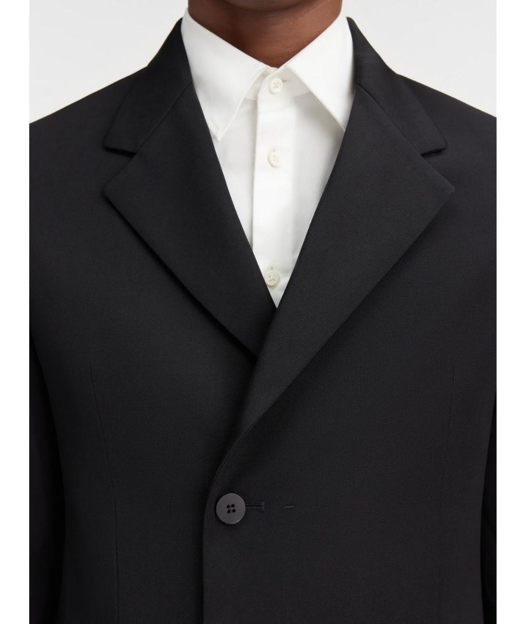 JACQUEMUS Черный шерстяной пиджак, фото 4