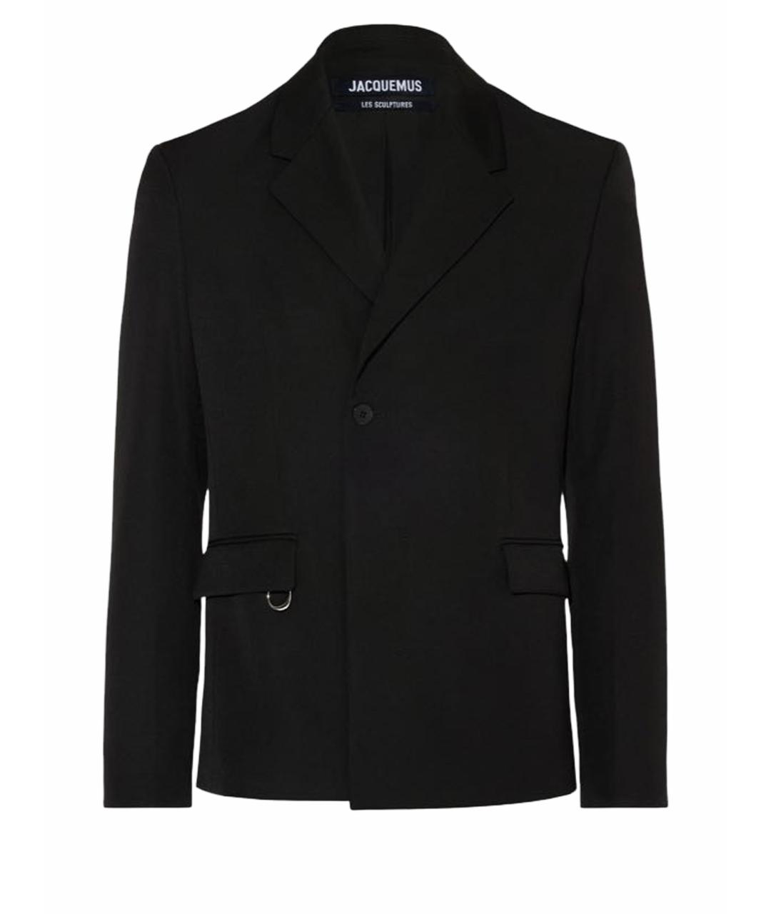 JACQUEMUS Черный шерстяной пиджак, фото 1