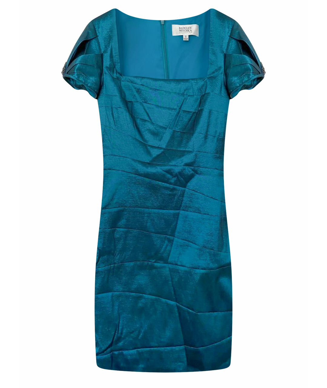 BADGLEY MISCHKA Зеленые полиэстеровое вечернее платье, фото 1