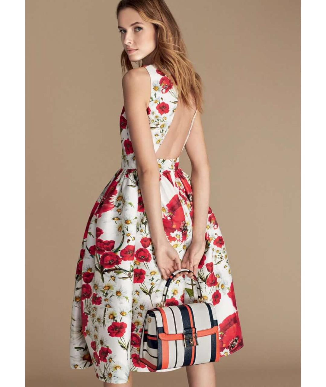 DOLCE&GABBANA Мульти шелковое вечернее платье, фото 2