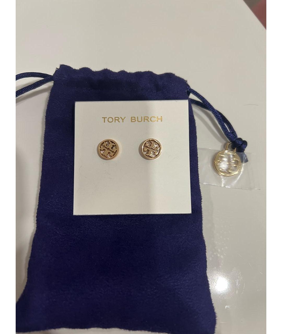 TORY BURCH Золотые серьги, фото 2