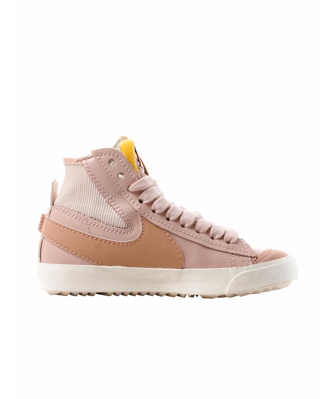 NIKE Розовые кожаные кеды, фото 1
