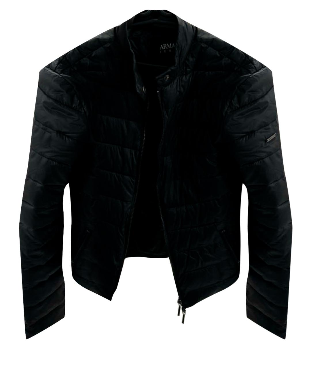 ARMANI JEANS Черная полиамидовая куртка, фото 1