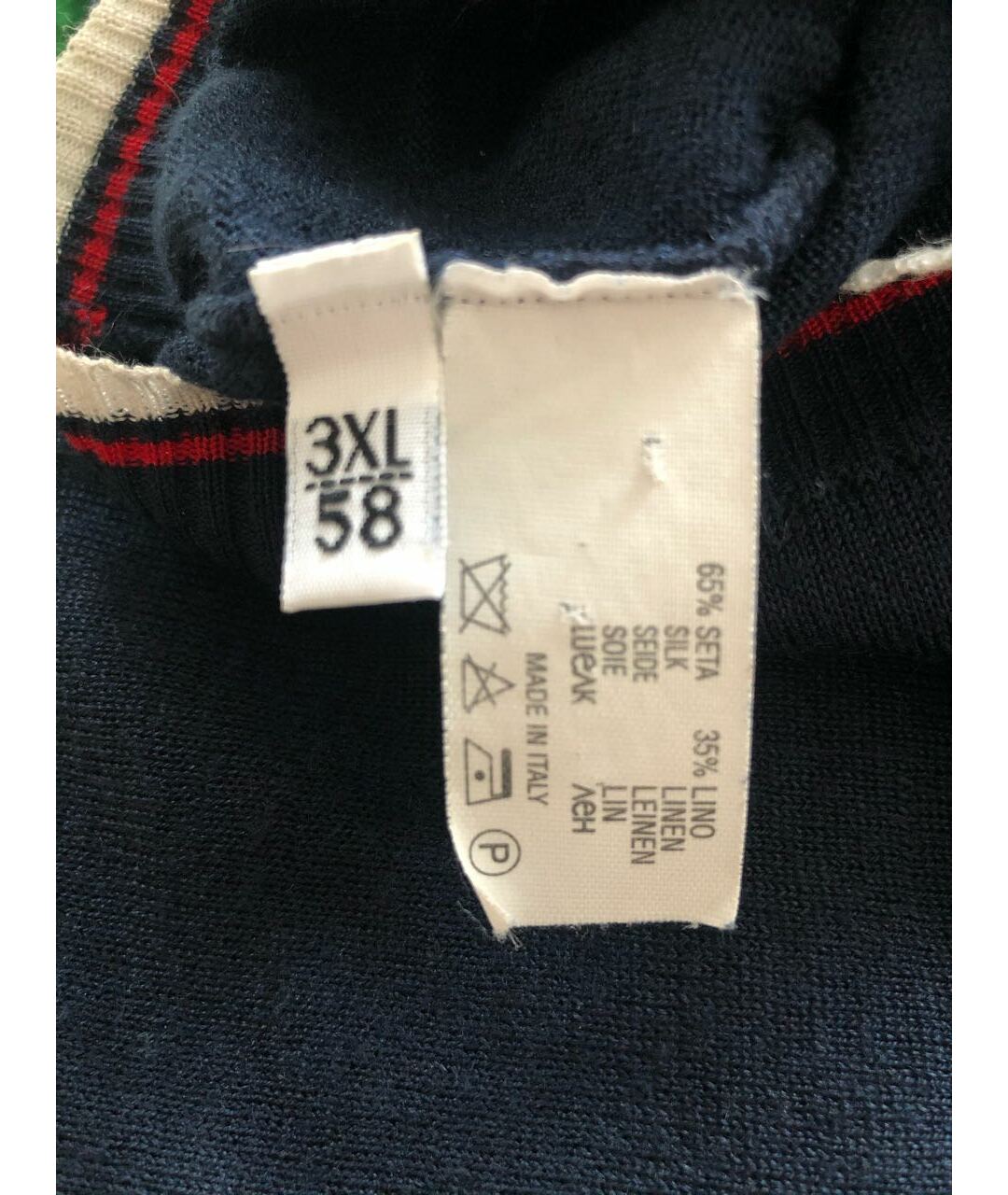KITON Темно-синий джемпер / свитер, фото 4