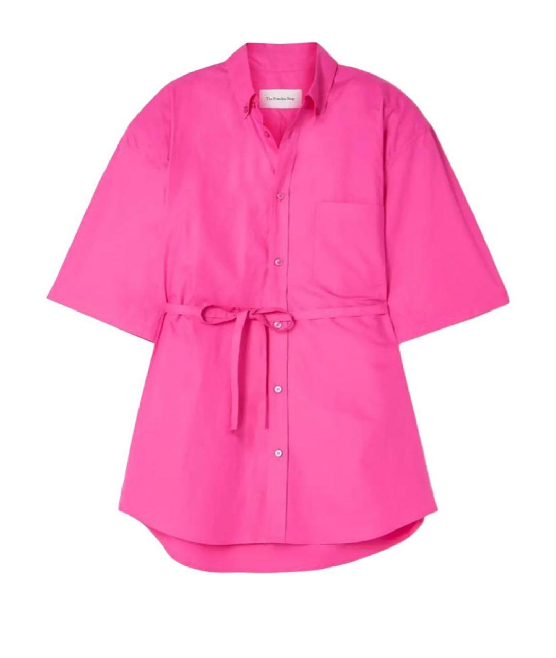 THE FRANKIE SHOP Розовая хлопковая рубашка, фото 1