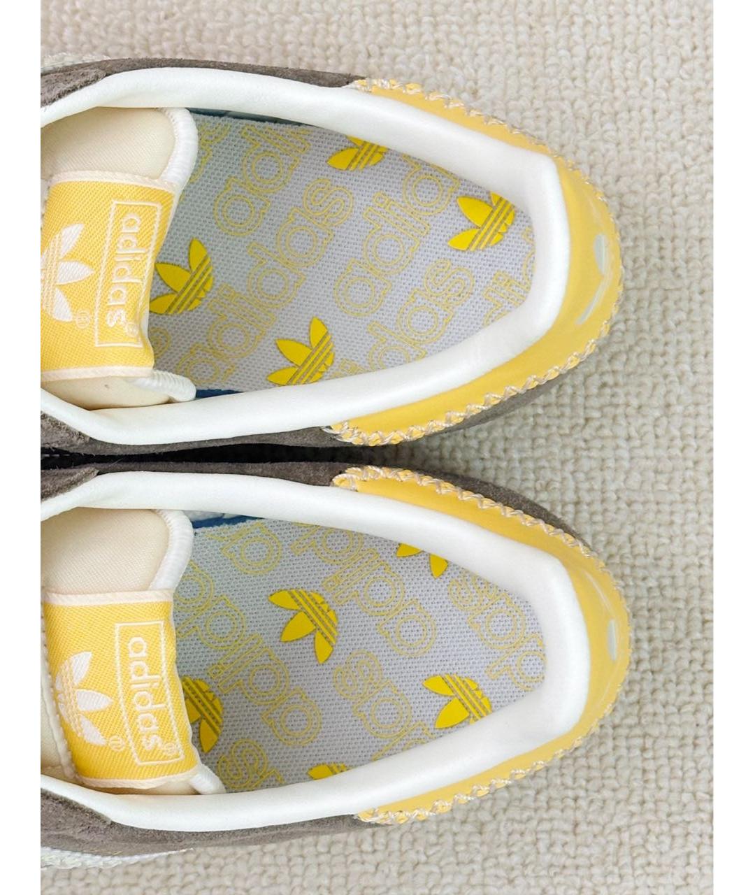 ADIDAS Коричневые замшевые кроссовки, фото 6