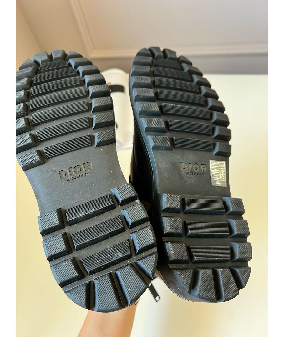 CHRISTIAN DIOR PRE-OWNED Черные высокие ботинки, фото 4