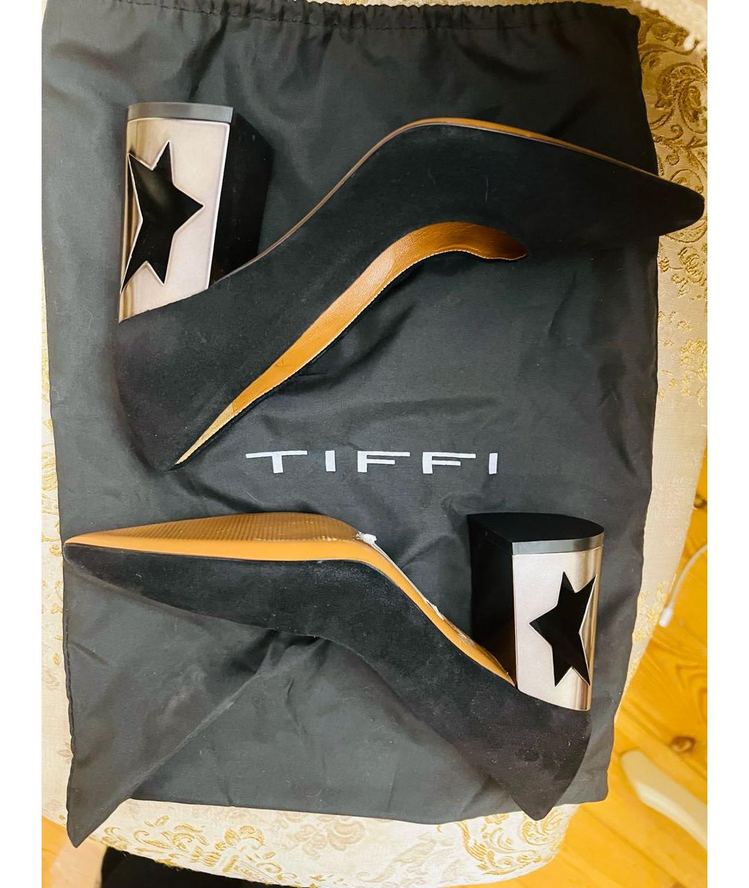 TIFFI Черные замшевые туфли, фото 2