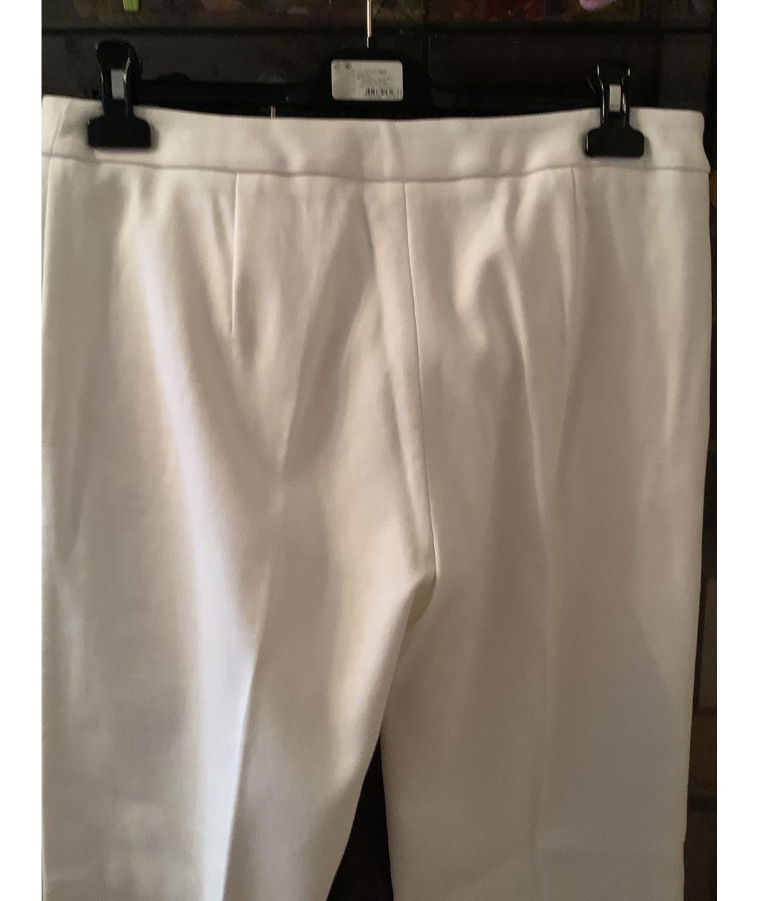 MAX MARA Белые брюки широкие, фото 5