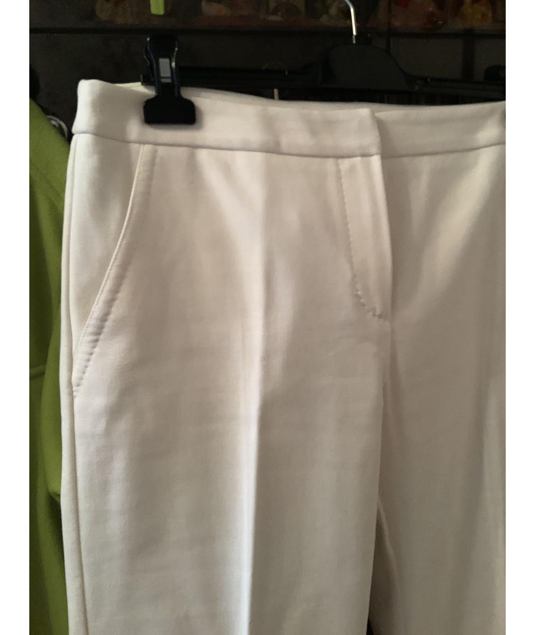 MAX MARA Белые брюки широкие, фото 2