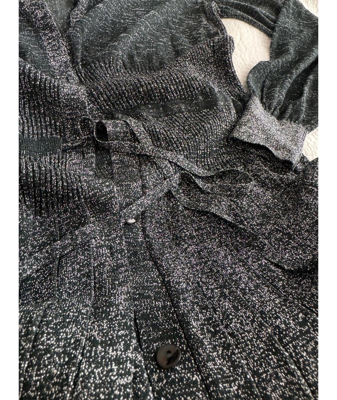 FALCONERI Серебряное вискозное коктейльное платье, фото 5