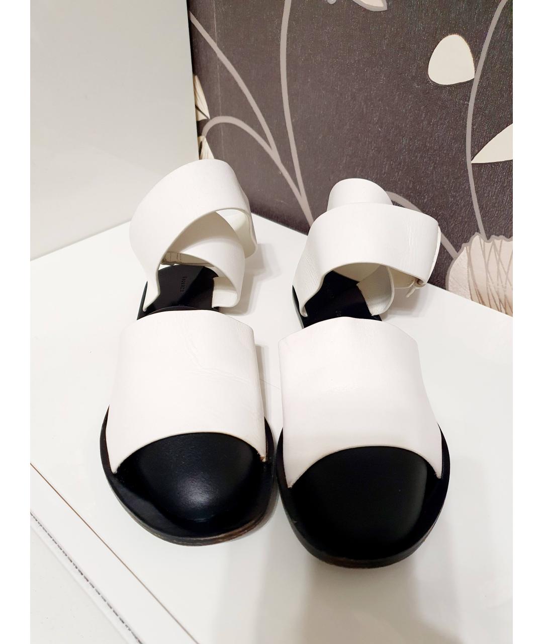 PROENZA SCHOULER Белые кожаные сандалии, фото 2