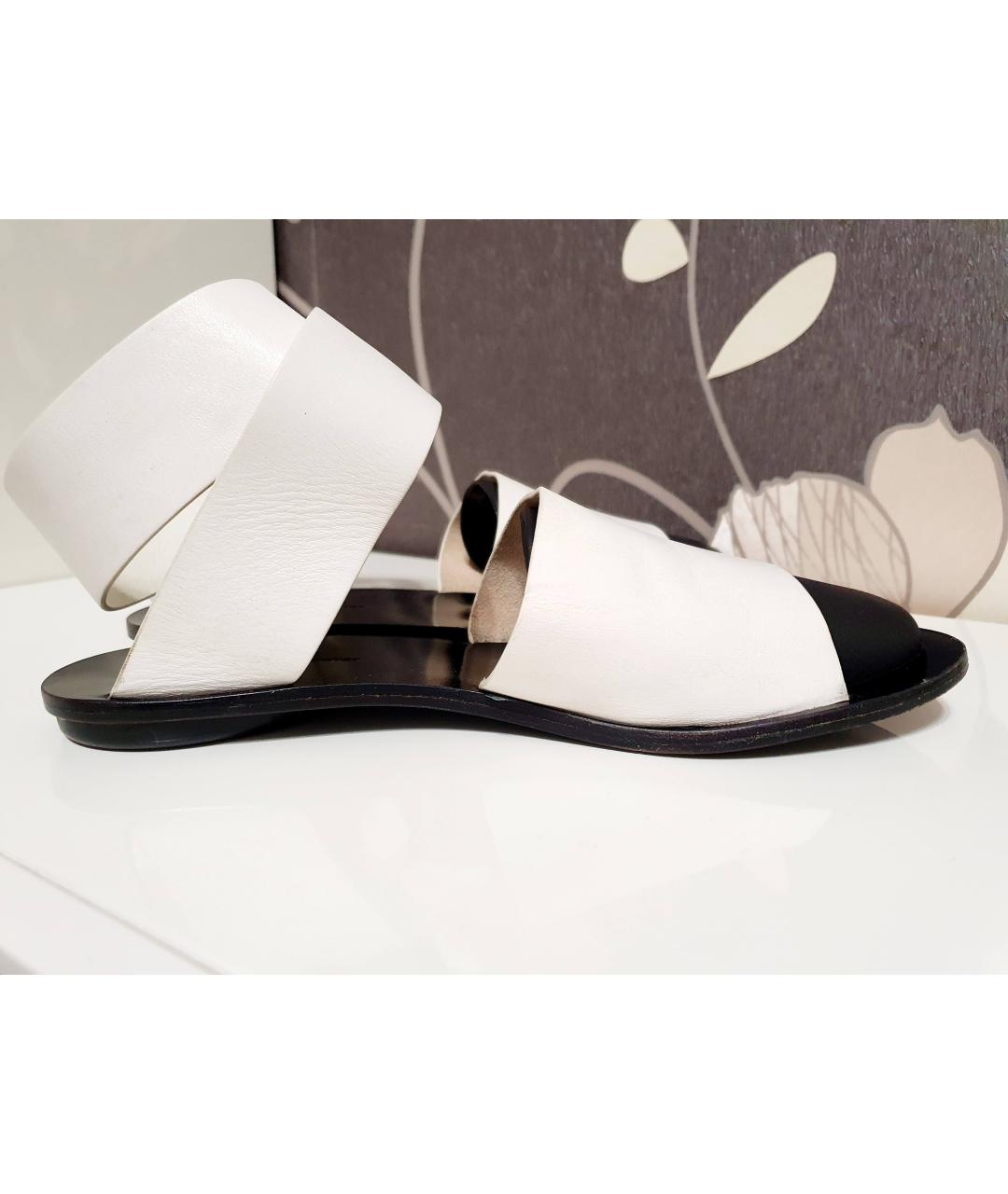 PROENZA SCHOULER Белые кожаные сандалии, фото 9