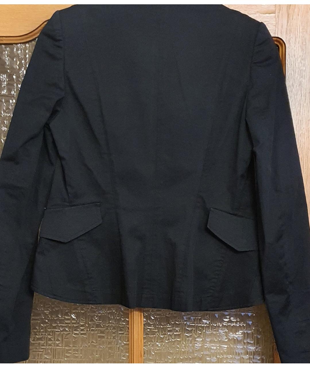 JOHN RICHMOND Черный хлопковый жакет/пиджак, фото 2