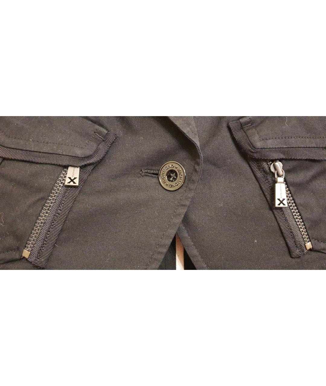 JOHN RICHMOND Черный хлопковый жакет/пиджак, фото 6