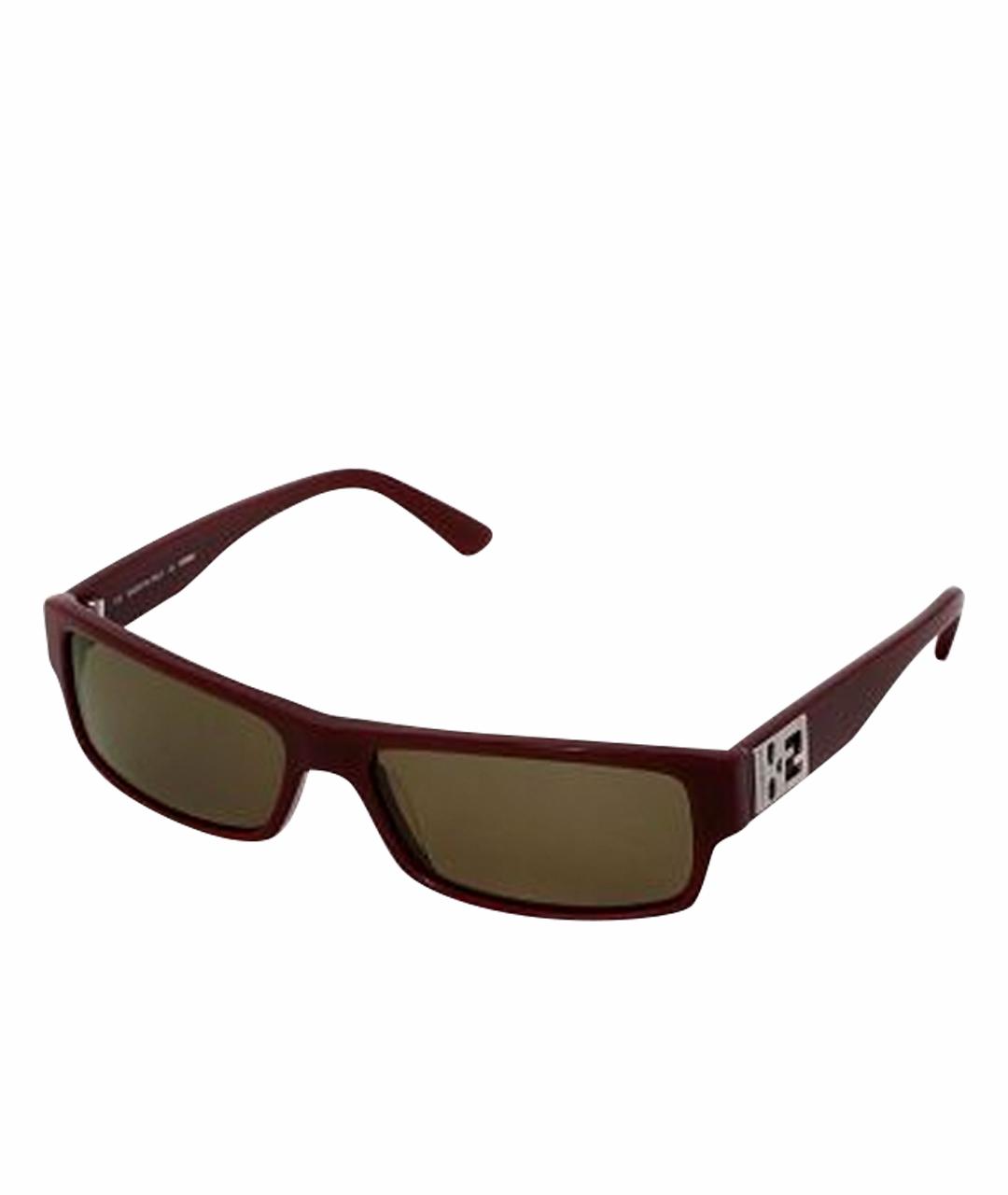 FENDI Бордовые солнцезащитные очки, фото 1