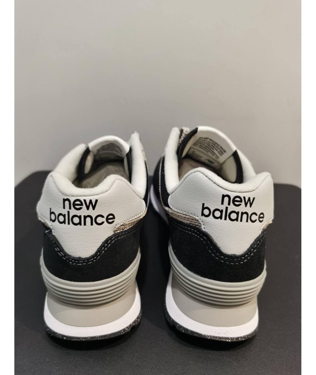 NEW BALANCE Черные низкие кроссовки / кеды, фото 4