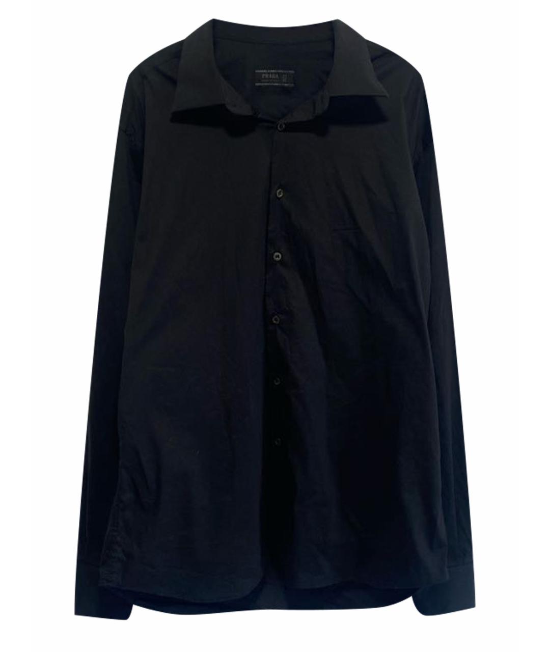 PRADA Черная классическая рубашка, фото 1