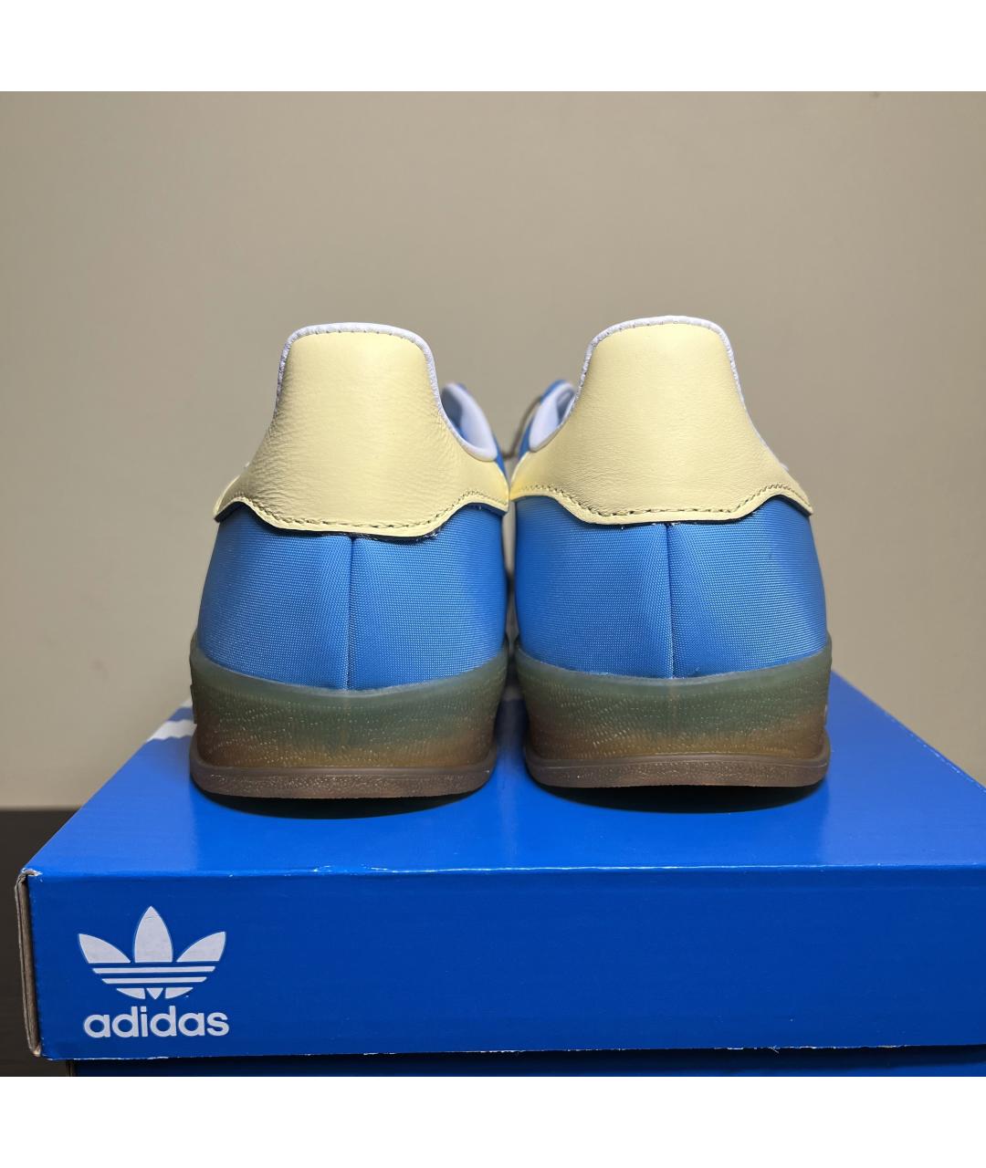 ADIDAS Голубые текстильные кроссовки, фото 7