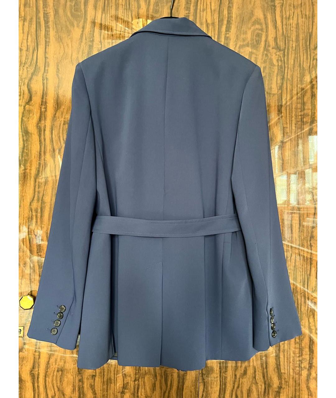 KENZO Синий полиэстеровый жакет/пиджак, фото 2