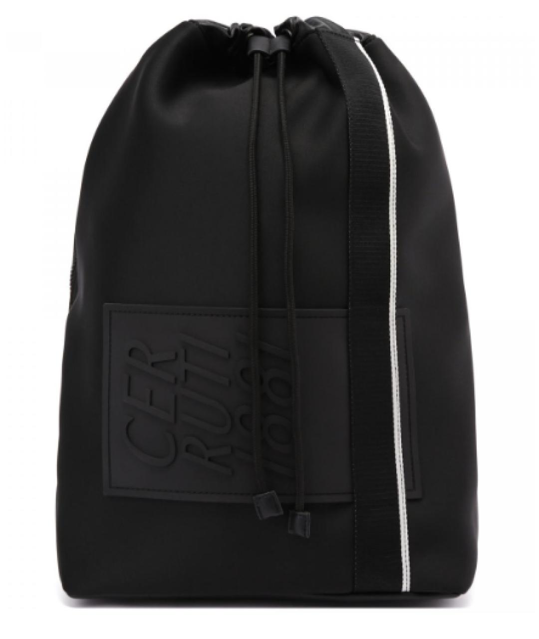 CERRUTI 1881 Черный синтетический рюкзак, фото 1