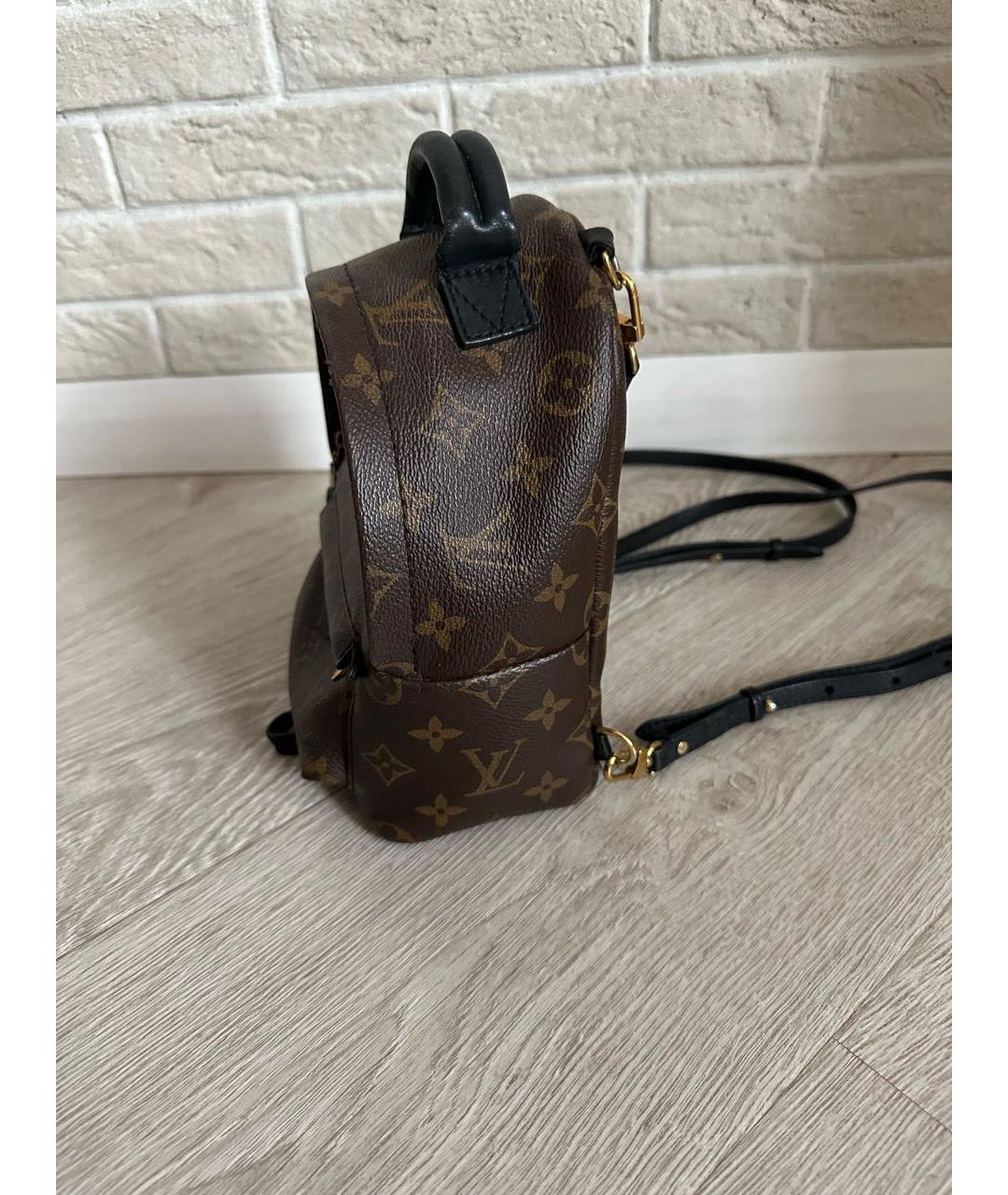 LOUIS VUITTON PRE-OWNED Коричневый рюкзак, фото 2