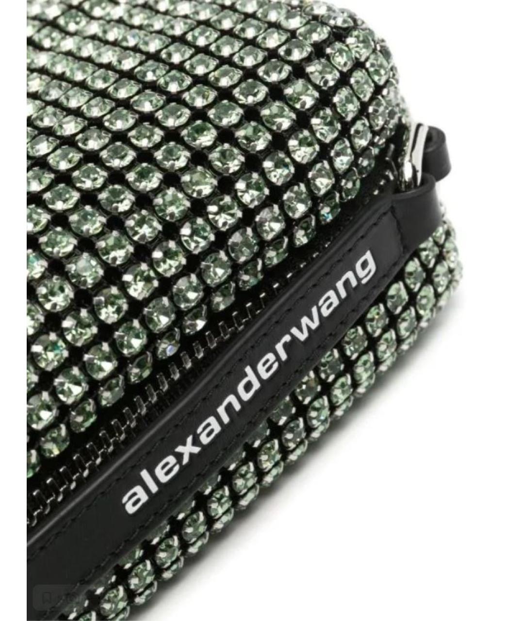 ALEXANDER WANG Серебряная сумка через плечо, фото 3