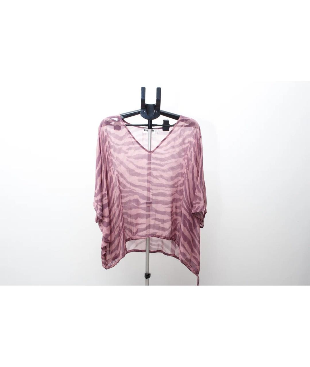 ESSENTIEL ANTWERP Розовая вискозная блузы, фото 2
