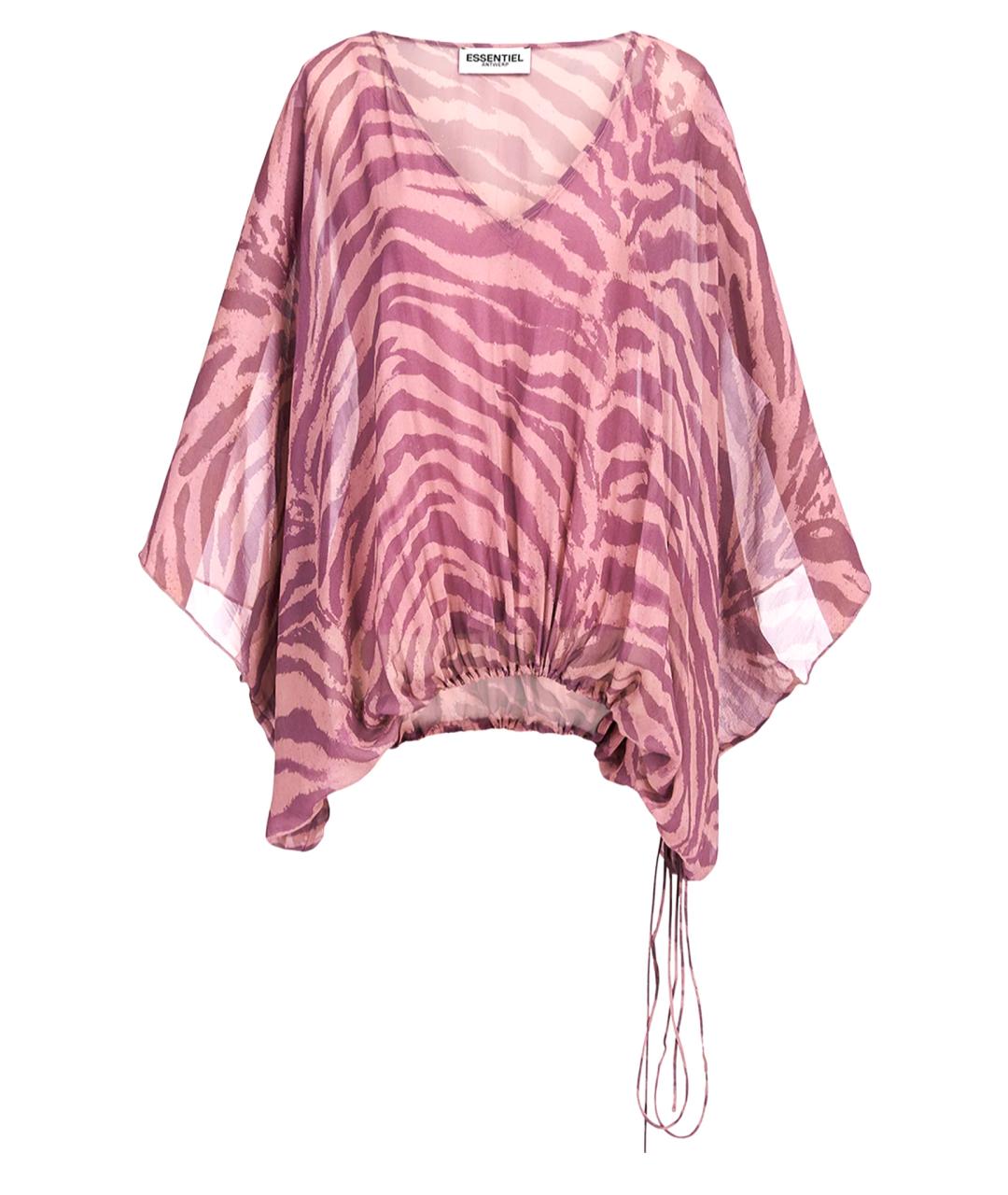 ESSENTIEL ANTWERP Розовая вискозная блузы, фото 1