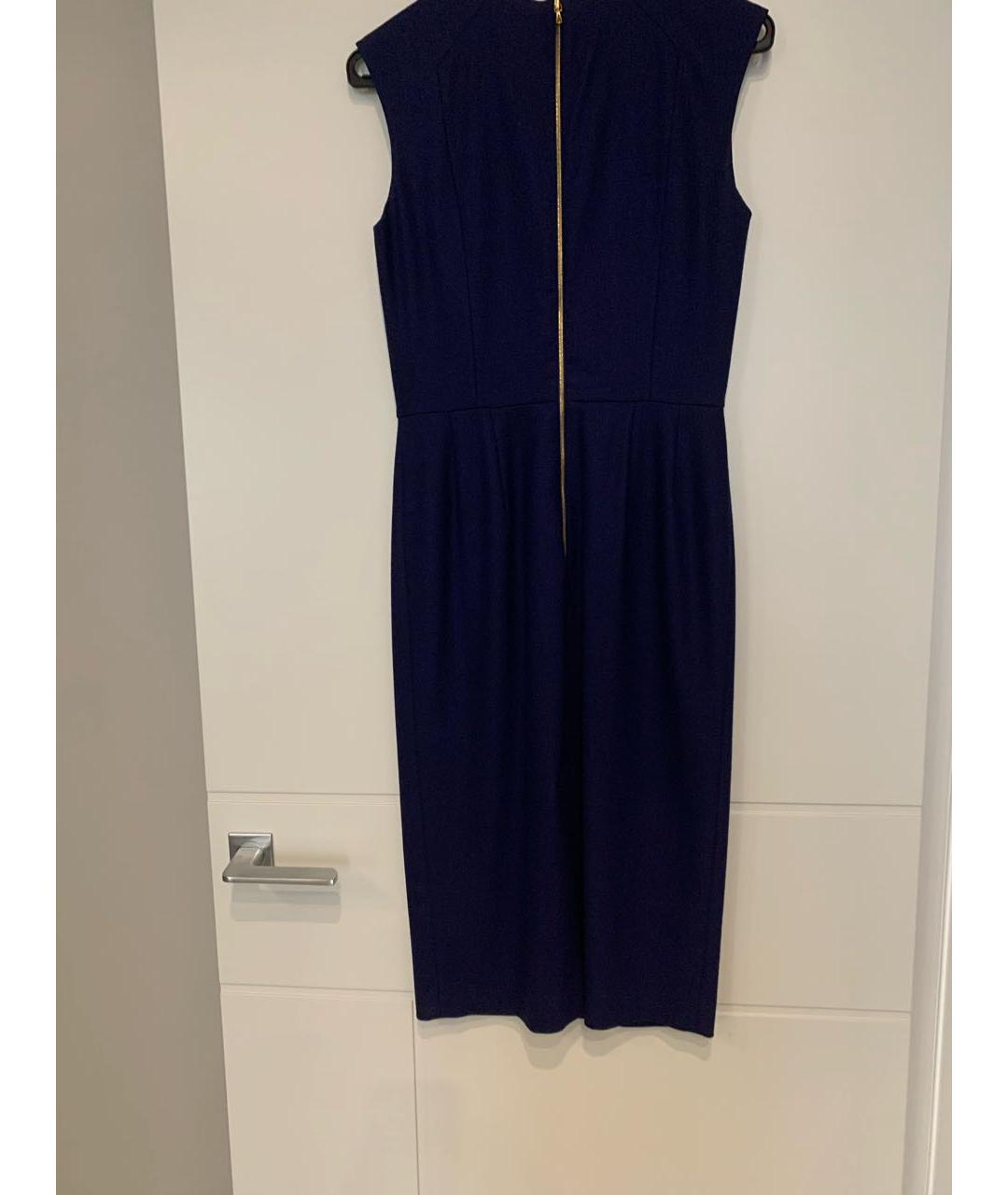 RM Темно-синее шерстяное повседневное платье, фото 2