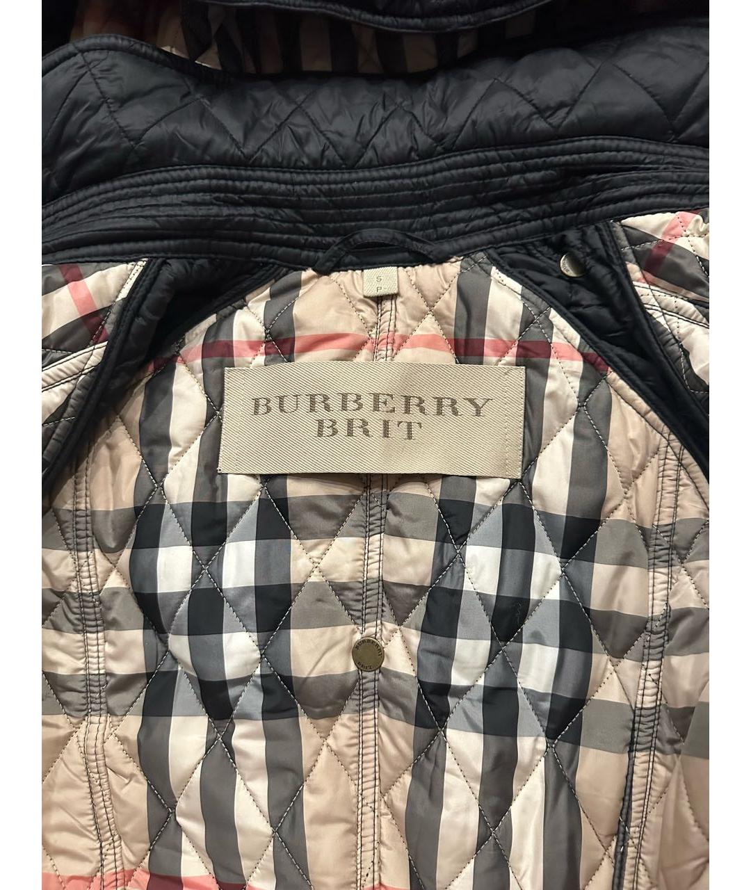 BURBERRY Черное пальто, фото 3