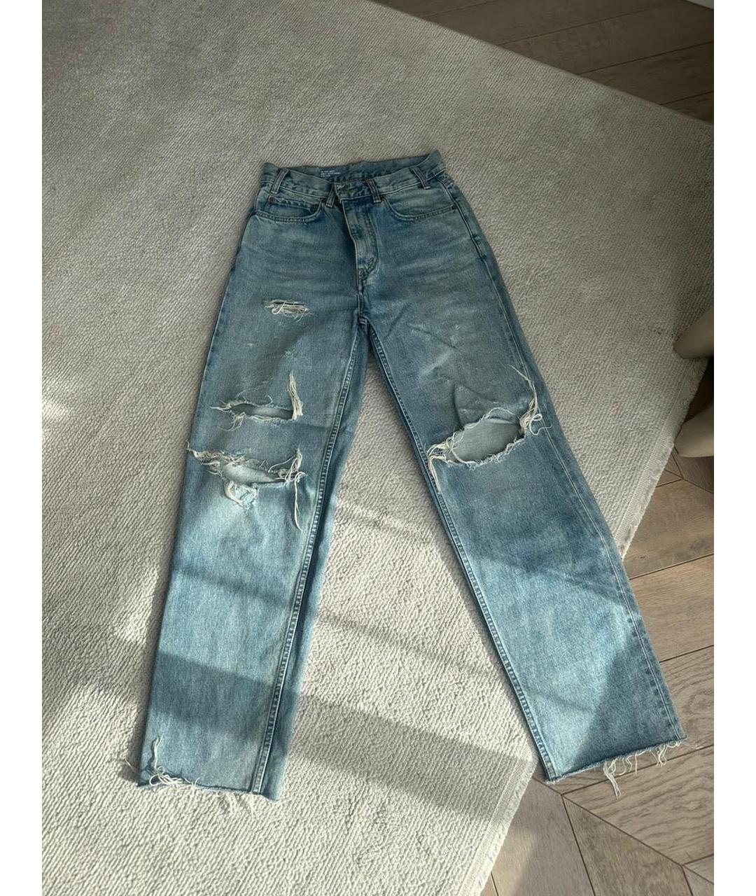CELINE PRE-OWNED Голубые прямые джинсы, фото 9