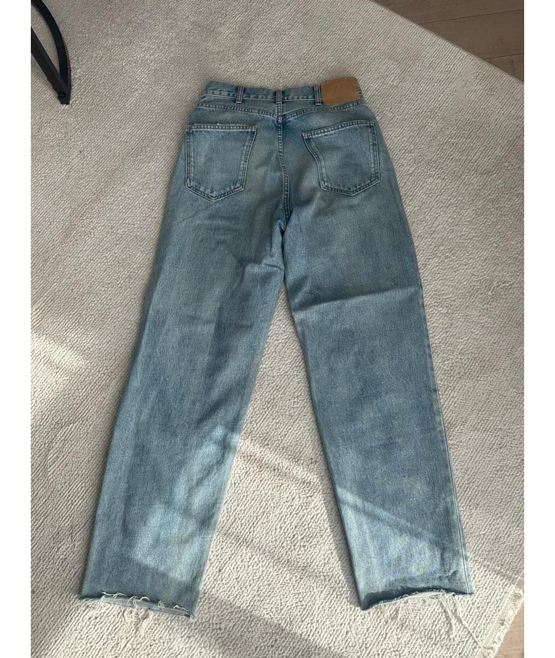CELINE PRE-OWNED Голубые прямые джинсы, фото 2
