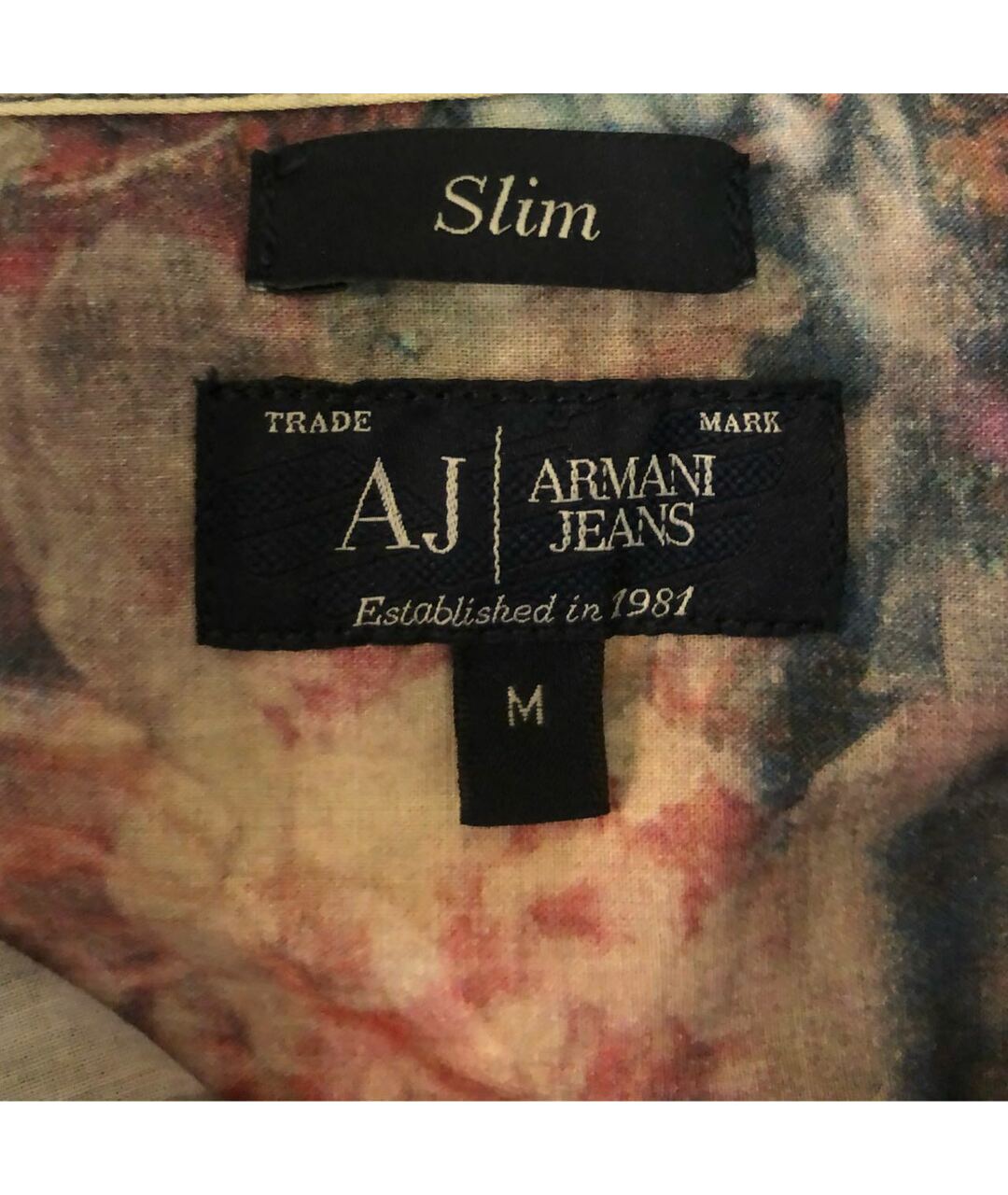 ARMANI JEANS Мульти хлопковая кэжуал рубашка, фото 3