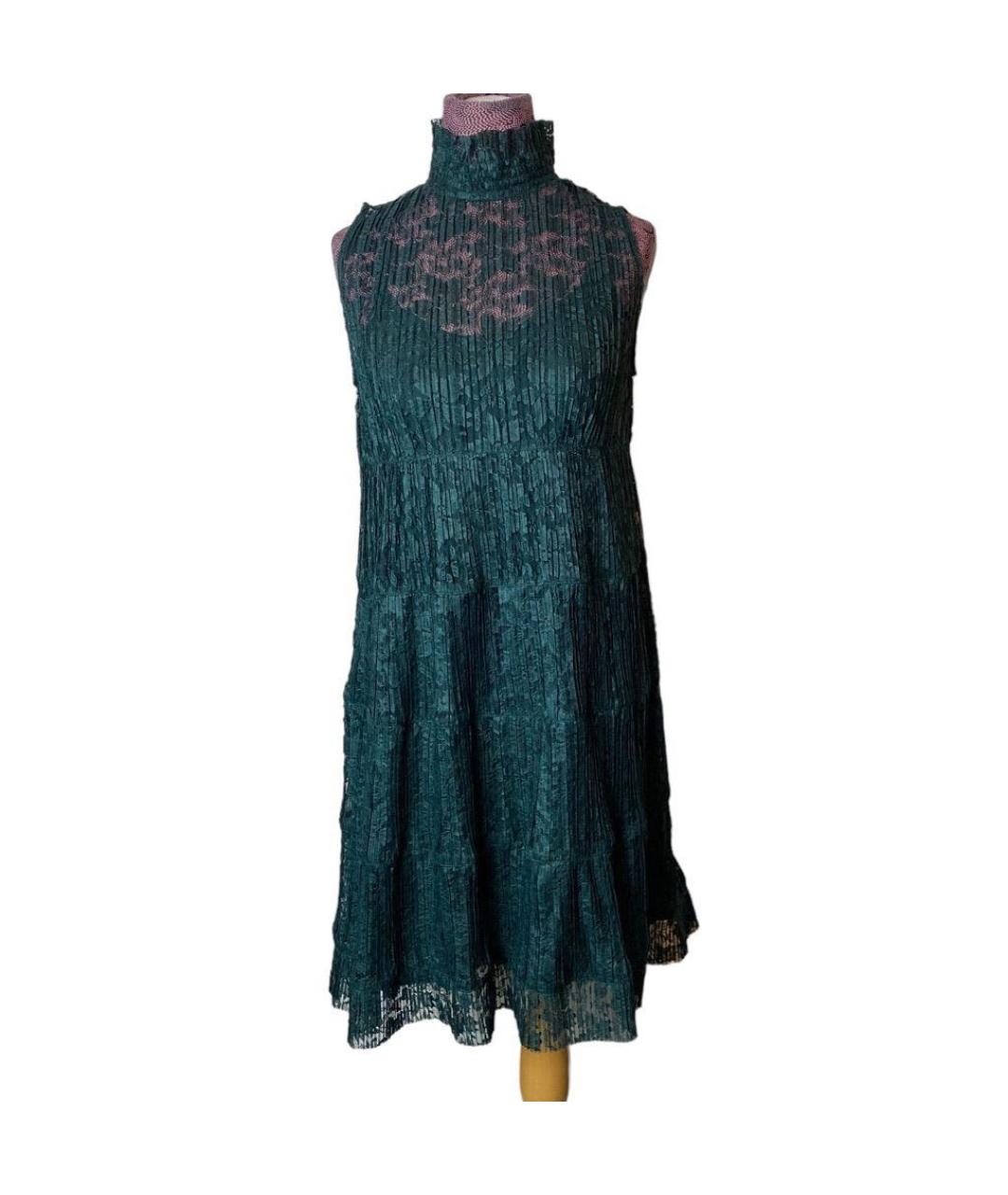 SEE BY CHLOE Зеленые вискозное коктейльное платье, фото 5