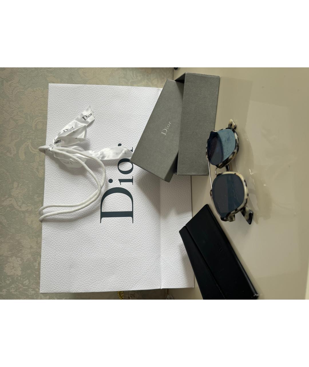 CHRISTIAN DIOR PRE-OWNED Серебряные солнцезащитные очки, фото 4