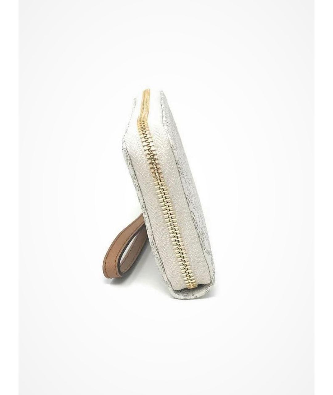 MICHAEL KORS Бежевый кошелек из искусственной кожи, фото 4