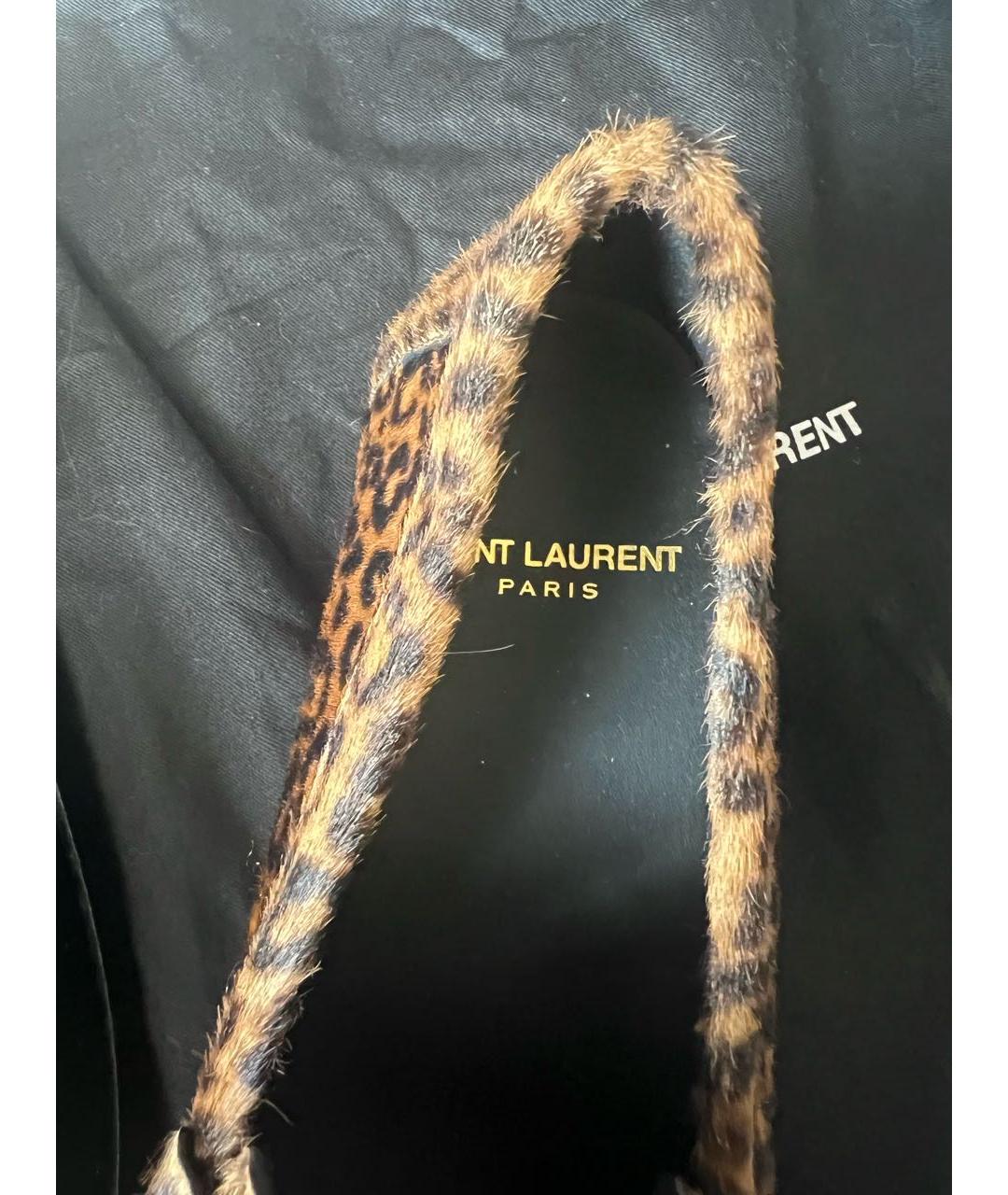 SAINT LAURENT Мульти кожаные лоферы, фото 3